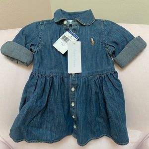 Baby girl Ralph Lauren denim dress
